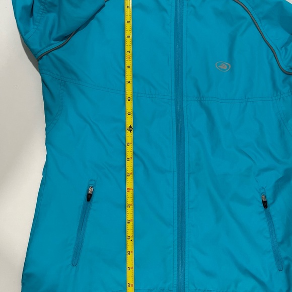 Performance Bicycle women’s wind jacket, aqua, size S - Picture 8 of 8